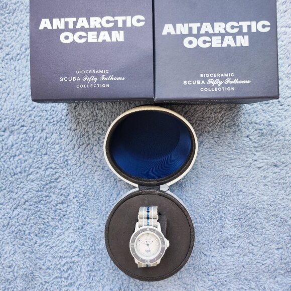 Swatch X Blancpain Fifty Fathoms Antarctic - Picture 6 of 7